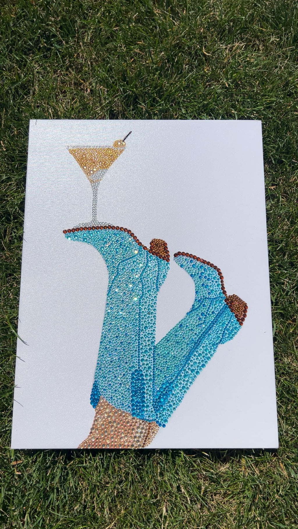 Blue Cowgirl Boots Kit