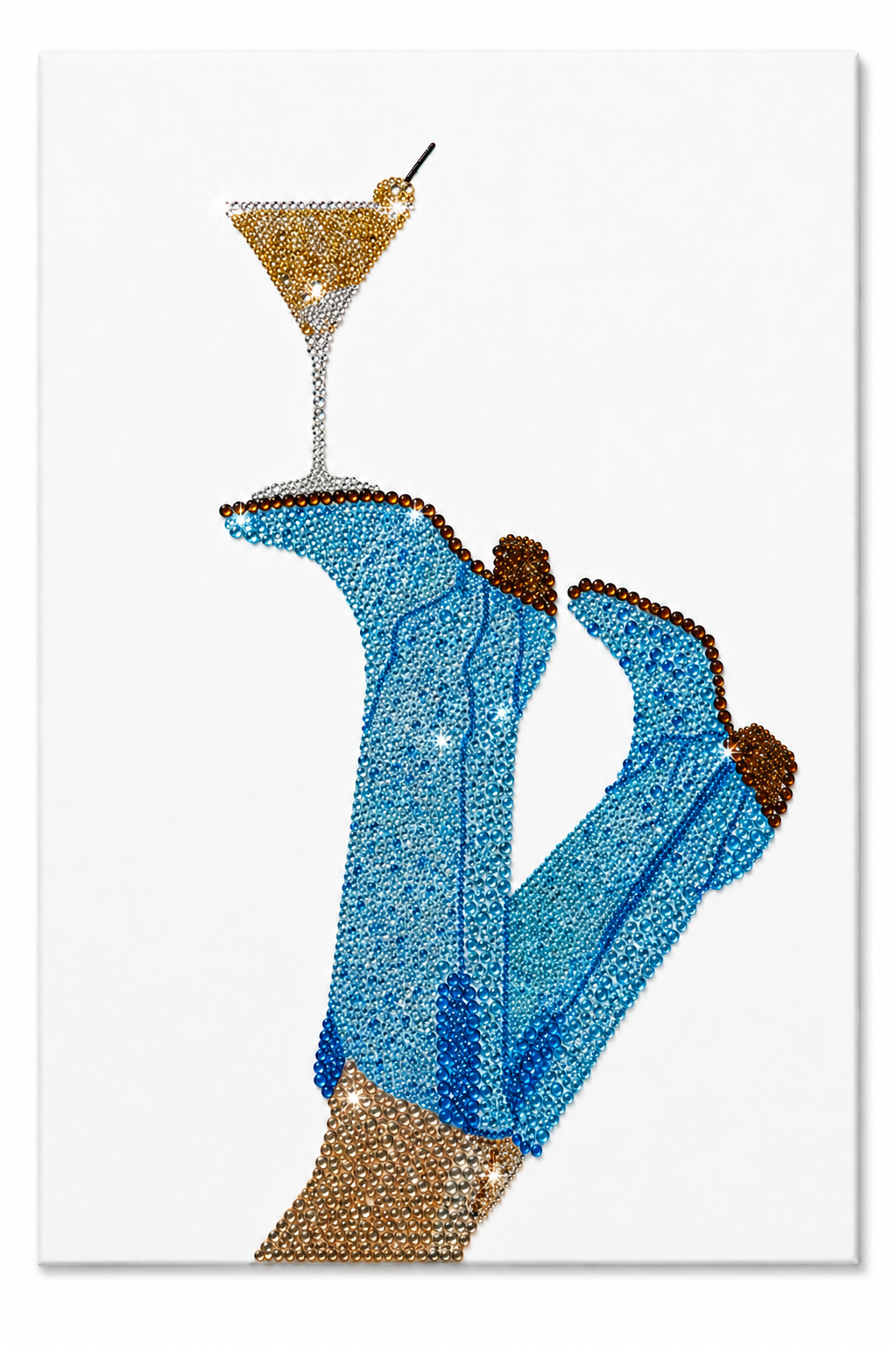 Blue Cowgirl Boots Kit